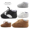 First Walkers Baby Shoes Boy Soft Sole Sports Sneakers Toddler Classic Lace-Up Footwear Girls Moccassins Born Rubber