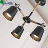 Pendant Lamps Multiple Lights For Restaurant Living Room Lamp Modern Light Garden Dining Bedroom Wooden Lighting 3/6/8 Heads MZ31