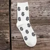 Men's Socks 2018 New Spring Novelty Men's Long Socks Harajuku Money Dollar 3Dパターンソックス面白い漫画靴