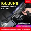 150W Wireless 2in1 Soffiabile Cordless Palmare Auto Home Office Car Aspirapolvere portatile a doppio uso 1012