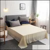 Sängkläder sätter Solstice Solid Color Sängkläder Set Däcke Er Pudowcase and Bed Sheet Comporter Beds Queen King Size Mtiple Color 2107162 Ots2d