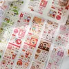 Gift Wrap 1roll Kawaii Cartoon Masking Tapes Gold Foil Washi Paper Decorative Diy Crafts Stickers Scrapbooking Diary Planner Stationery