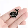 Pins Brooches Cartoon Whale Enamel Quote I Whaley Love You Badges Brooches For Girl Clothes Hat Bag Lapel Pins Maternal Jewelry Wom Dhuav