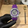 Luxury Mens Mechanical Watch Milles Business Leisure Rm63-01 Automatic Full Diamond Red Lip Tape Womens Fashion Swiss Movement Wristwatches