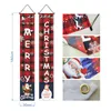 Juldekorationer Nötknäppare Soldat Banner Couplet for Home Holiday Merry Door Decor Happy Year