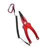 Outdoor Gadgets Multitool Aluminum Alloy Fishing Pliers with Lock Multi-function Trimming Scissors Shear Nylon Sheath