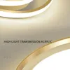 Kroonluchters Modern Led kroonluchter voor woonkamer slaapkamer keukenstudie plafondlamp eenvoudig goud ronde creatief ontwerp afstandsbediening licht licht