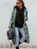Women's Down Parkas Three Length Puffer Jacket Women Winter Parka Zip Up Quilted Long Coat Plus Size Casual Streetwear Hooded Oversized Padded Parka T221011