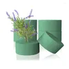 الزهور الزخرفية 1/3/6/12pcs FOAM FOAM Block Wedding Flatse Flower Flower Home Garden Green Fresh-Uning Brick