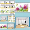 Wallpapers Custom Po Wallpaper Large Wall Painting Background Paper Drop Delivery 2022 Home Garden Ot5Vi