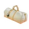 Bolsa de viagens para mulheres de grande capacidade, troca de cor, bolsa de compras de bagagem masculina de ombro ￺nico 22090023