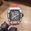 高級メンズメカニカルウォッチビジネスレジャーRM23-02自動フルドリルケーステープファッションスイスムーブメント腕時計