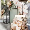 Decoração de festa 4pcs de luxo de luxo Grand Evento de casamento Casamentos de quadro Scel Screen Partição Stand Stand Flower Arch Shop Window Arraft Hanging