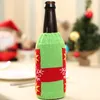 Christmas Knit Wine Bottle Cover Santa Claus Snowman Wine Bottles Covers Xmas Decor TH0564