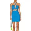 sexy zomer strand vrouwen dame halter jurken bikini feestavond bodycon bandage jurk groothandel fabrieksprijs SP3522