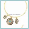 Charm Bracelets Symbol Evil Eye Charm Bracelets For Women Girls Turkish Lucky Blue Eyes Fatima Hand Bracelet Fashion Bangle Jewelr6029967