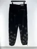 Hommes Pantalons décontractés Designers Hommes Pantalons Camouflage Cuir Pentagramme Hommes Femmes Survêtements Mode Hip Hop Pant1c9t