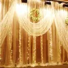 Strings 3x3/3x1M LED Wedding Fairy Light Christmas Garland Curtain String Outdoor Year Birthday Party Garden Decoration