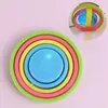 Fidget Toys Anti-Stress Fidgets Fingertip Gyro Magic Ring Bambini Finger Spinner Rings Giocattolo di decompressione per adulti ZM1012