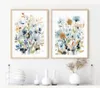 Canvas Paintings Watercolor Fashions Mix Flowers Leaves Botanical Posters Canvas Prints Painting Wall Art Picture for Living Room Interior Home Decoration