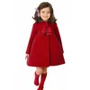 Джакеки 3 цвета девушки верхняя одежда для детской модная шерстяная траншея детская зимняя куртка теплая хлопковая одежда 221012