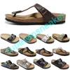2024 Slipper Flip Flops Beach Sandals Casual Slides Shoes Flat Slippers Trainers New Summer Cork Women Mixed Color Fashion Luxury Designer 35-46 EUR