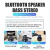 Taşınabilir Hoparlörler ADIN Taşınabilir Titreşim Bluetooth Hoparlör Kablosuz Ses Subwoofer Vibro Rezonans 26W Hoparlörler Müzik Merkezi Sütunu Telefon için 221012
