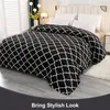 Dekens olanly zomerbed deken warm flanel geruite sprei spread decoratieve bank deksel zachte gezellige pluche worp slaapkamer woonkamer