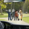 Fournitures de fête Halloween Poupée Ornements Créatif Horreur Jouets Zombies Squelette Nain Décoration De Voiture Rétroviseur Suspendu Drôle Festival Cadeau