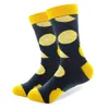 Herrensocken, 1 Paar, lustige gekämmte Baumwollmarke, Herren-Crew-Socken, Neuheit, Tiger, Koala, Känguru-Muster, buntes Kleid, kausale Hochzeitssocken, T221011