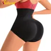 Taille Ventre Shaper Velssut Femmes Faux Cul Butt Lifter Pantalon Sans Couture Shapewear Hip Enhancer Booty Pad Push Up Sous-Vêtements ocks Corps 221011