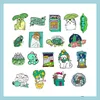 Pins Brooches Customized Cartoon Animal Metal Enamel Lapel Brooches Fashion Badge Rabbit Dinosaur Cat Frog Tortoise Cute Boy Girl H Dhkal