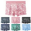 Onderbroek heren naadloze boxershorts sexy bulge zak ondergoed geprinte slipje ademend u convex boksershorten mannen