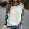 Commercio all'ingrosso Sublimazione Blank Faux Bleached Pullover Felpe per feste Felpe girocollo natalizie Cotton Soft Feel Logo personalizzato