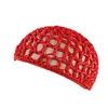 Neue Damen Mesh Haarnetz handgemachte Häkelmütze Kufi Caps Snood Schlafen Nacht Abdeckung Turban Hut Beliebte Casual Beanie Chemo Hut