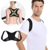 Soutien dorsal Correcteur de posture Corset Orthèse d'épaule réglable Empêcher la clavicule Soulagement de la douleur de la colonne vertébrale Ceinture lombaire XA247Q