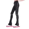 Pantalon de ski Pantalon de patinage artistique pour enfants adultes avec strass en polaire - Toutes les 9 tailles disponibles