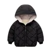 Down Coat Autumn Winter Children Jacket Boys Girls Fashion Thick Warm Baby Hooded Outwear Kids Cotton 2-7 Year 221012