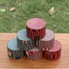 smoke shop cnc teeth filter net3 Pieces Colorful Natural Wooden Tobacco Grinder Smoking Cigarette Spice Herb Grinders Smoking Accessories Crusher Wholesale bong