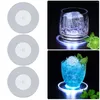 Lampade da tavolo Cristallo acrilico Led Glow Bar Cocktail Decorazione del ristorante con glitter colorati