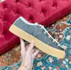 Nuovo prodotto 2024 Designer di lusso scarpe di tela piatte Sneakers maxi naturali Suola in gomma Chiusura con lacci Design Classico Scarpa causale