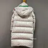 20200 여성 DeSdown 재킷 패션 패션 바람 방향웨어웨어 유럽계 미국인 Long-Linepuffa 후드 Fourrure 겉옷 따뜻한 코트