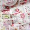 Gift Wrap 1roll Kawaii Cartoon Masking Tapes Gold Foil Washi Paper Decorative Diy Crafts Stickers Scrapbooking Diary Planner Stationery