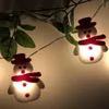Strings Christmas Santa Claus String Lights Dekoracja do domu 2022 Ozdoba Xmas Rok Garland LED LED