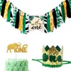 Partyhüte Dschungel Tier Themen Baby Geburtstagdekoration zuerst für Bankett Dancing L221012