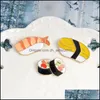 Pins Broschen Qihe Schmuck Broschen Pins Sushi Japanische Emaille Pin Revers Für Frauen Jacke Rucksack Einkaufstasche Dekoratives Zubehör Dhhks