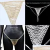 Andere sieraden Sets Lady Sexy Bikini Thong slipjes Ketting Porno Erotisch ondergoed Belly Crystal Body For Women Parage sieraden T200508 8 DHVPM