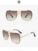 Okulary przeciwsłoneczne Design Fashion Classic Mach Six Style 2022 Gradient Lens Men Vintage Okulary óculos