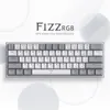 Клавиатуры Redragon K617 Fizz 60% Проводная игровая клавиатура RGB 61 клавиша Компактная механическая клавиатура Линейный красный переключатель для портативных путешествий 221012