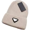 Mode Beanie Hut Nachahmung Hermelin Hut männliche und weibliche Liebhaber Dreieck Logo Herbst Winter Outdoor warm Freizeit Trend